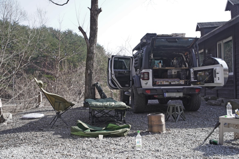 강원도 양양 하조대 인근 캠핑장 부라보 캠프 추천