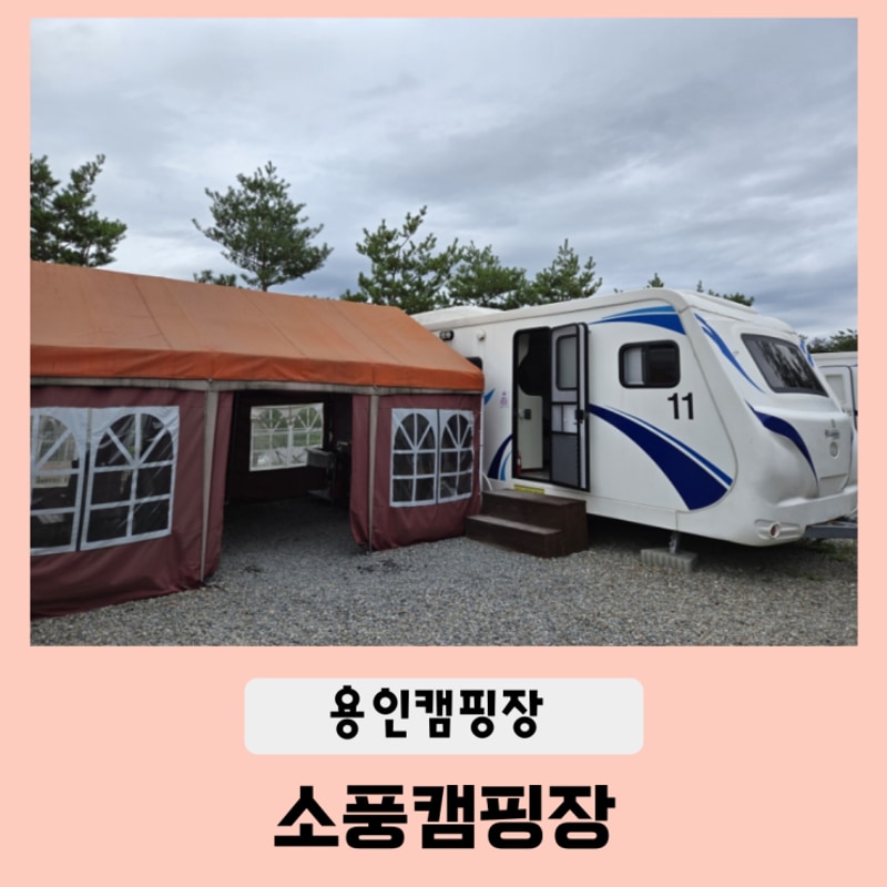 서울근교 카라반 용인 소풍캠핑장 11호 럭셔리 카라반 아이와...