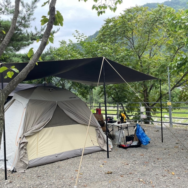 [강원양양] 해담구룡령야영장 :: 계곡에서 물놀이와 자연 속...
