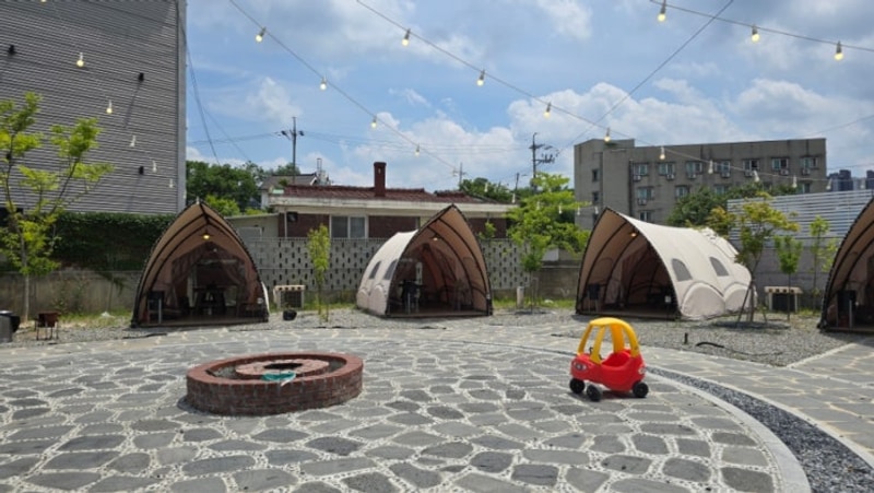 천안 야외바베큐장 고기가 맛있는 도솔캠핑앤그릴