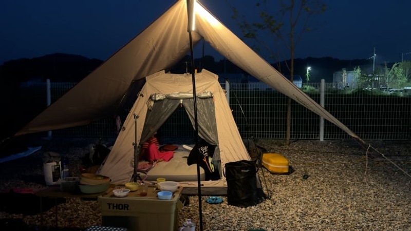 여주 애견동반 캠핑장,5살 아이랑 여주 그린바움캠핑장 캠핑...