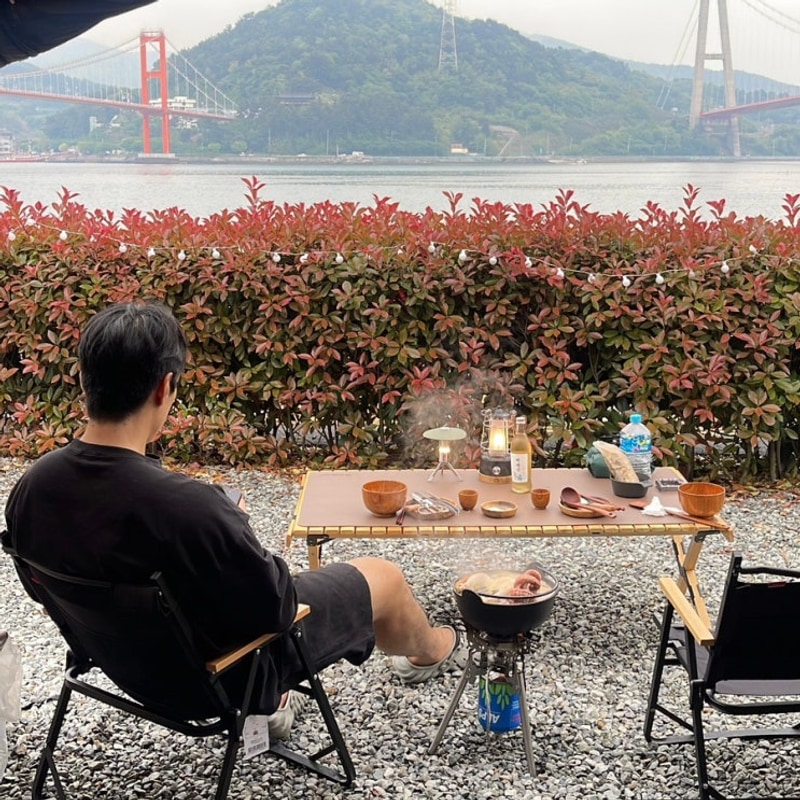 [ 하동 여행 ] 하동 노량투다리 오토 캠핑장 후기 파쇄석1번...