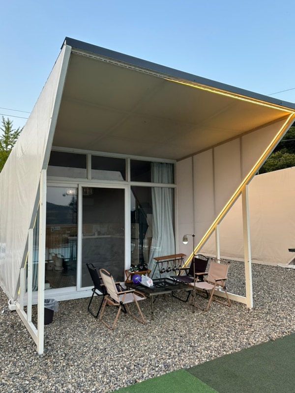 가을글램핑/히어위고/온수풀/서울근교글램핑/공주여행