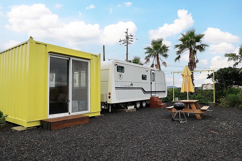 이스트 몽 블루 카라반 캠핑 시설 사진 13