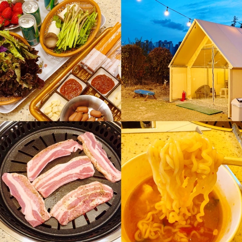 김해야외바베큐 휴파티 야영장 고기바베큐 주촌본점