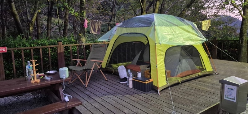 해남 흑석산자연휴양림 솔캠 기록 – 2박 3일 첫날 이야기