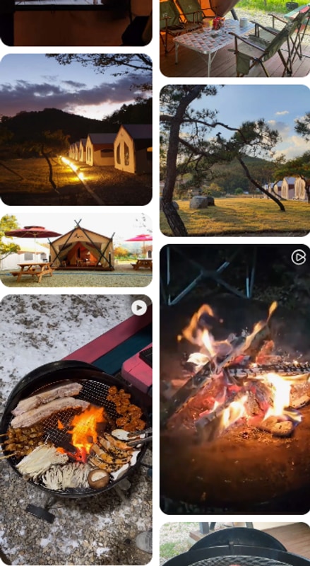 양평 더휴글램핑에서 즐기는 가성비 럭셔리 캠핑! 개별 샤워실...