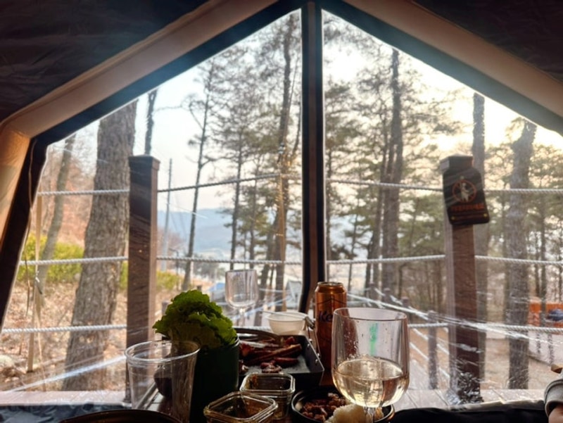 [캠핑일기] 3월 첫주 _ 아산 캠프그라운드화온 파인존 13