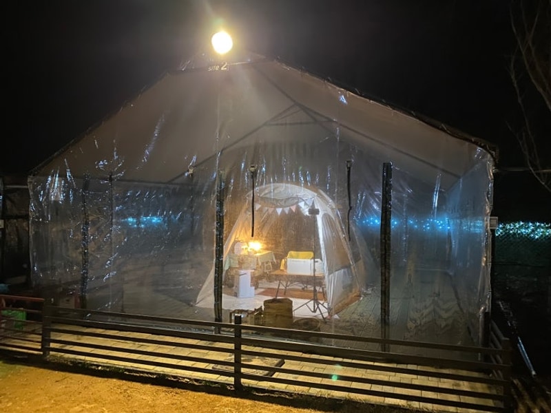 [캠핑 #02] 충북 괴산 개차반캠핑장에서 겨울캠핑하기_#반려견...