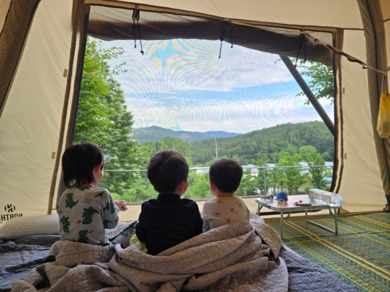 포천 캠핑플래닛 2박3일 아이셋이랑 캠핑