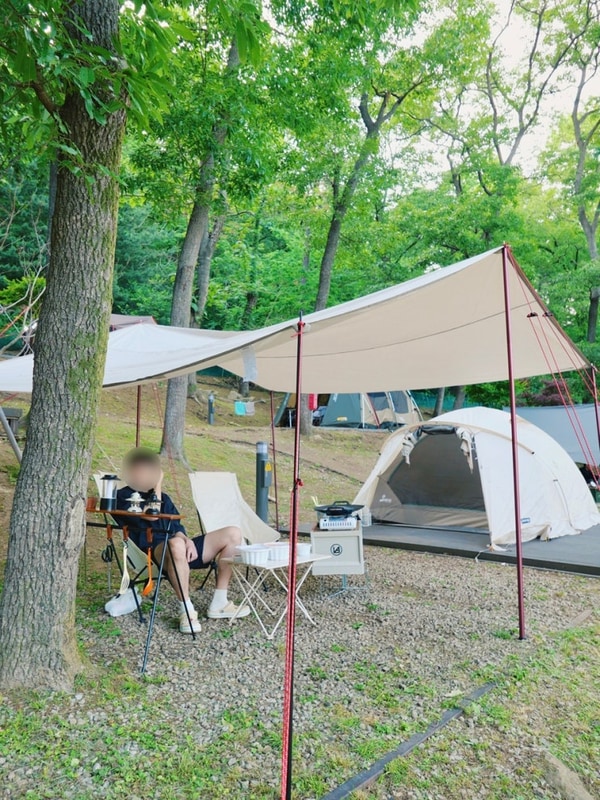 강화 덕산 국민여가캠핑장 인삼 마을 14번 사이트