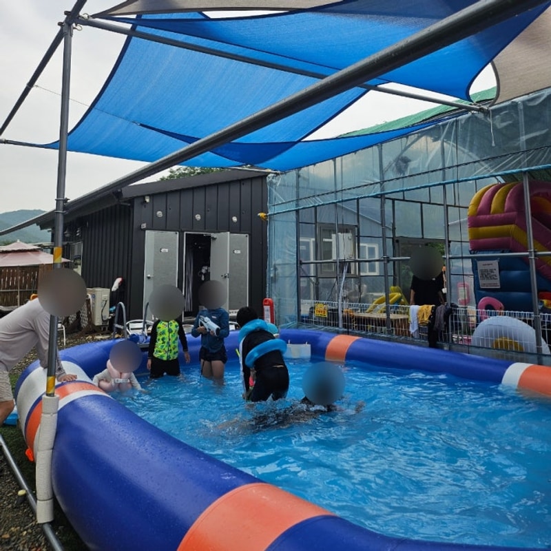 경주 캠프어게인 수영장·키즈캠핑장·여름 가족여행 모두 만족!