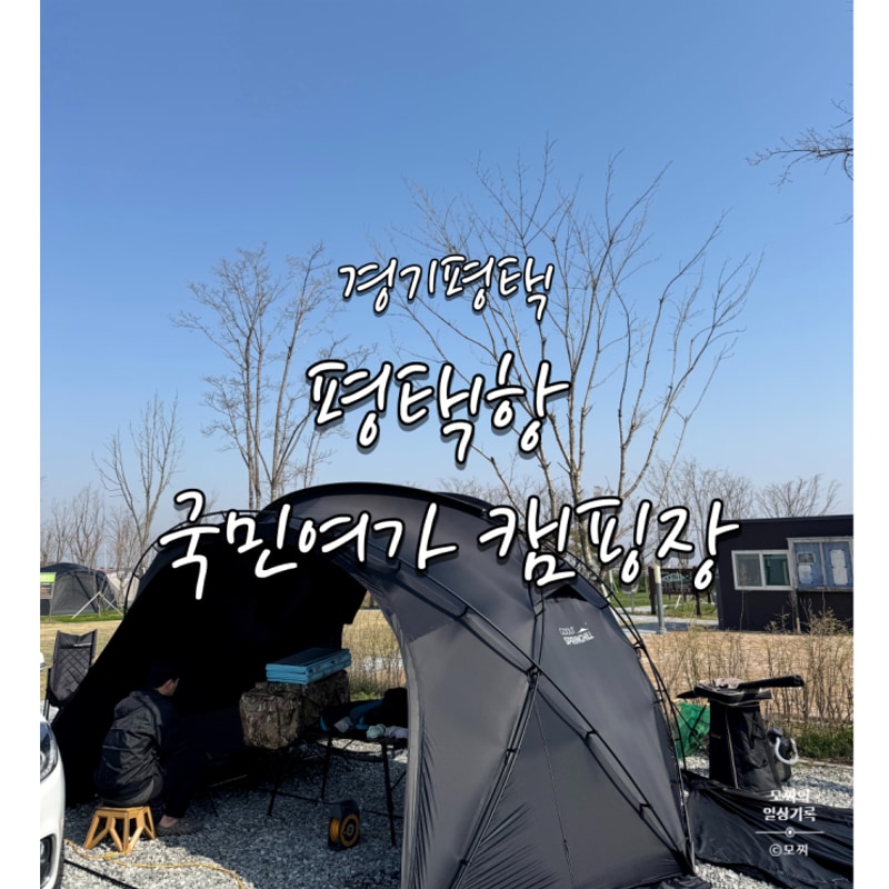 착한 캠핑장! 평택항 국민여가캠핑장 시설 및 명당 추천