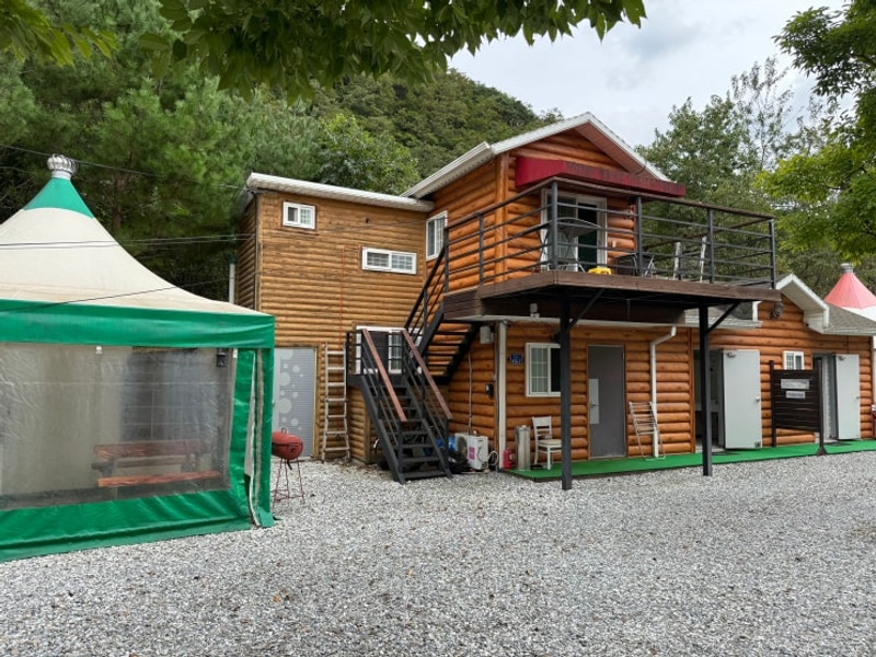 [정선 글램핑] 가을엔 글램핑 강원도 펜션 정선애 펜션 캠핑장...