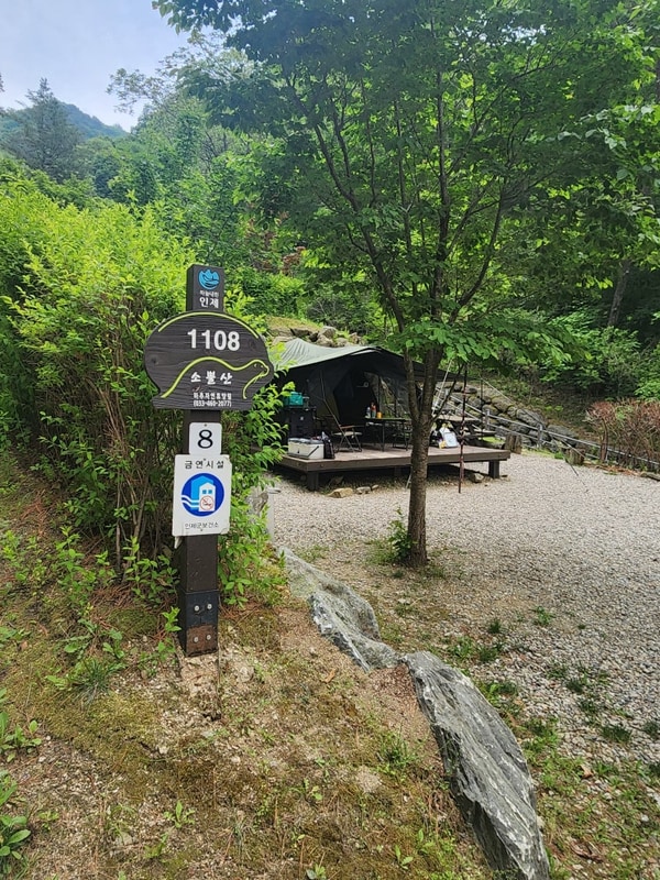 하추자연휴양림  야영장