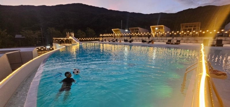 공주글램핑 수도권에서 1시간!... 풀까지? 히어위고 글램핑&바베큐