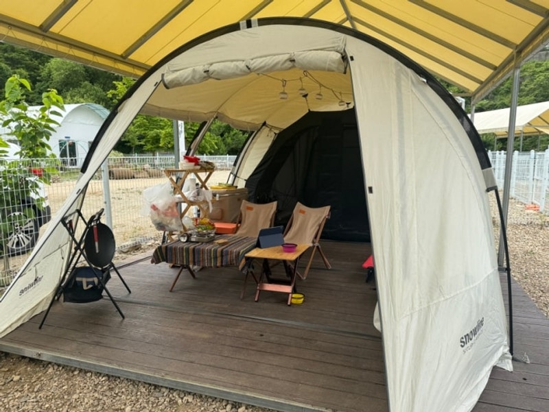 [경북 칠곡군]대구근교 애견동반캠핑장 “감동스테이캠프“