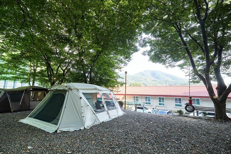 학교안 풍경캠핑장 시설 사진 14