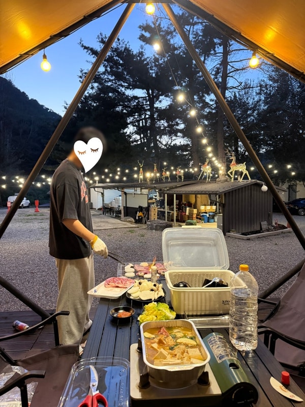 [가평 캠핑] 호랑이캠핑 가평점, 설악면 북한강뷰 힐링 바베큐...