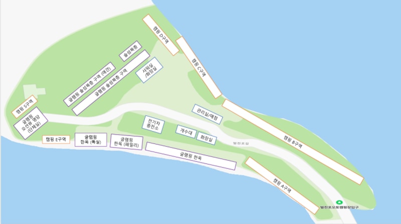 서산 벌천포캠핑장: 그림 같은 서해 일몰을 품은 오션뷰 캠핑장