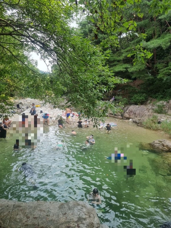 포천 백패킹/도마치 자연 그대로 캠핑장.  백패킹 전용 야영장...