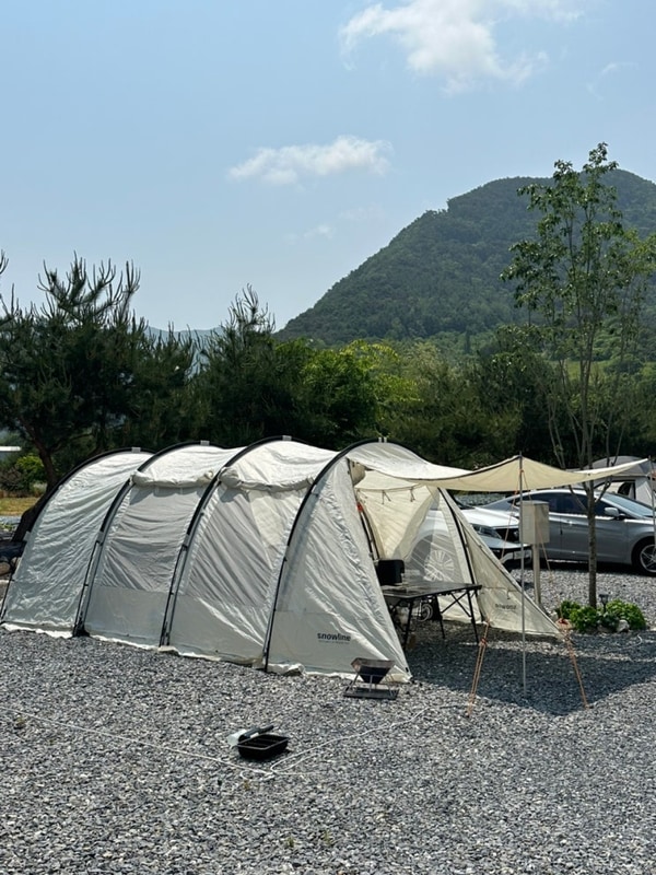 단양 폭포가든 캠핑장 / 넓은 사이트(10X10), 깨끗한 시설...