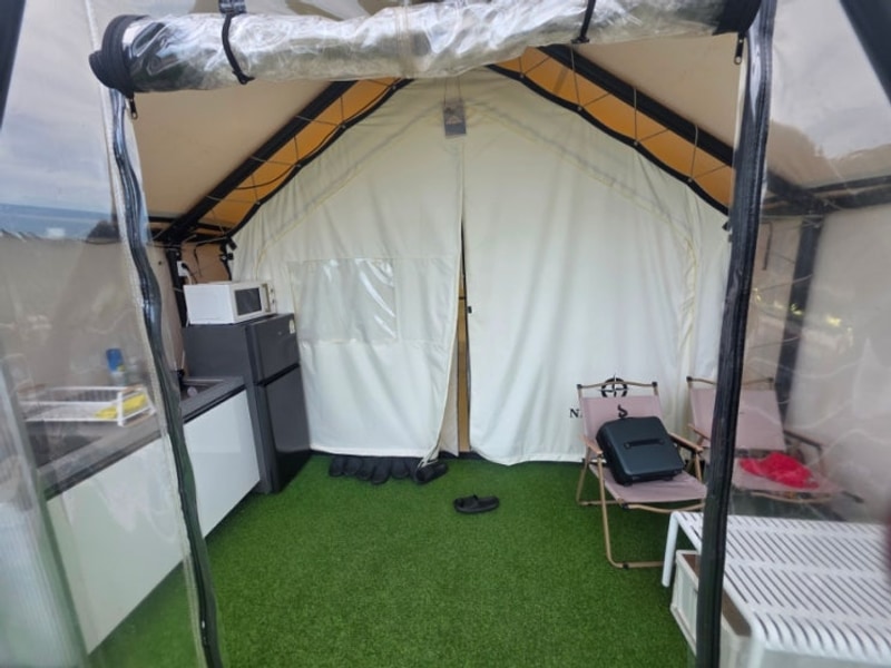 청주근교펜션 파인트리 보은글램핑 식사부터 카페까지...