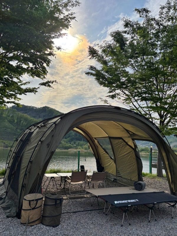 구미캠핑장 산호야관광농원 호수뷰 캠핑장 소개 A4 사이트...