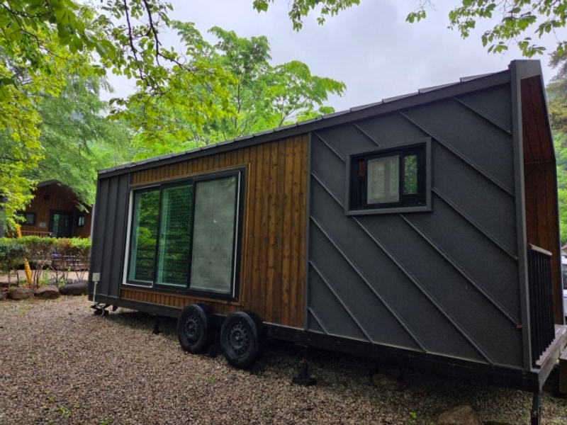 산청 지리산 국립공원 내원 야영장 하우스 B-3 계곡 뷰