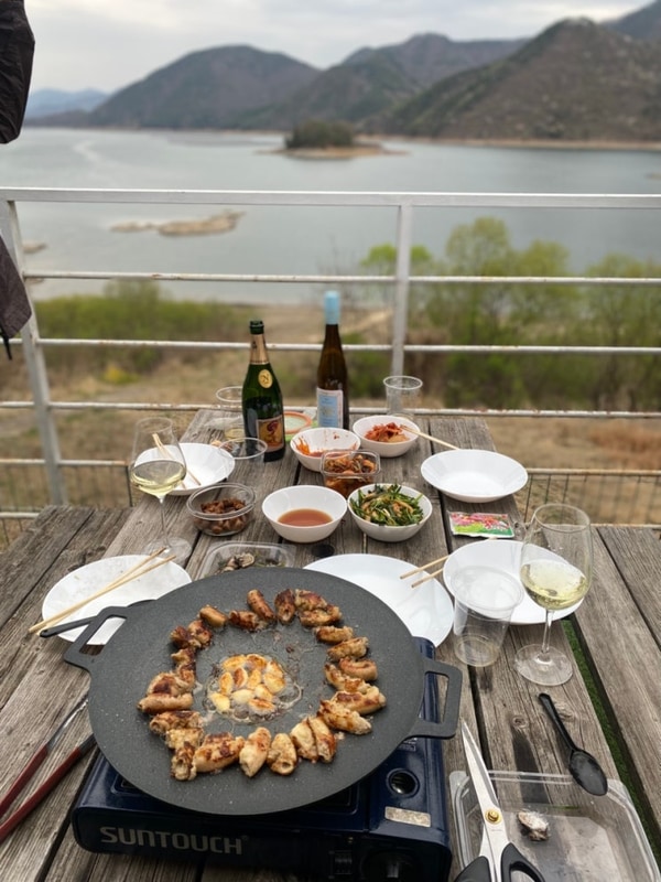 충주 충주호 캠핑장 클럽멤피스 글램핑앤리조트 스위트룸 조식...