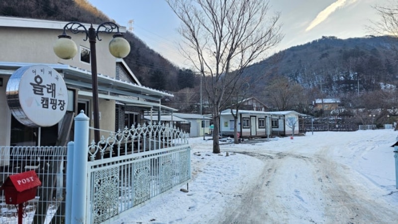 [경기/가평] 서울 근교 가평계곡 캠핑장 추천. 올래캠핑장. 겨울...
