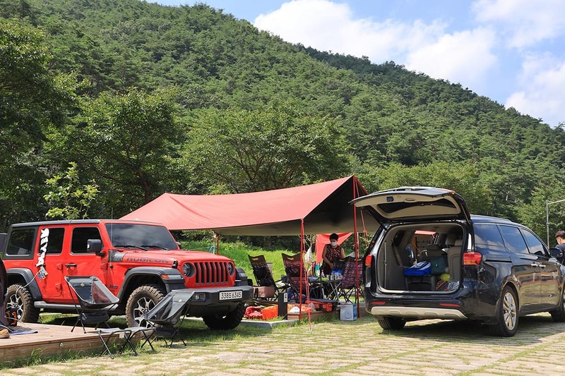 오지봉커뮤니센터 야영장 시설 사진 9