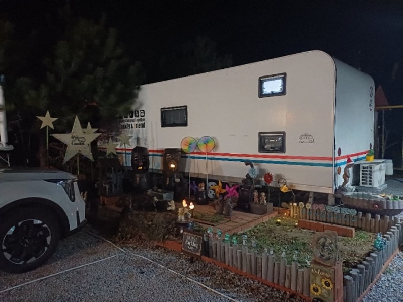 [영월] 아이랑 겨울여행 내돈내산 영월카라반여행 휴가든카라반