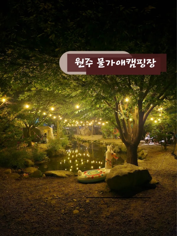 원주 물가애캠핑장 후기(6.6~6.8)