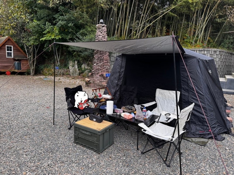 [양산 캠핑라운드] 캠린이의 C8 사이트 후기️