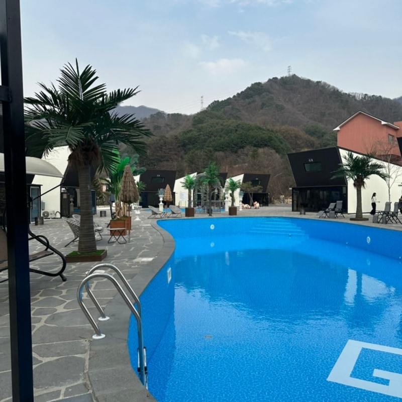 서울 근교 여행 가평 글램스테이 글램핑 카라반 펜션 숙박 후기