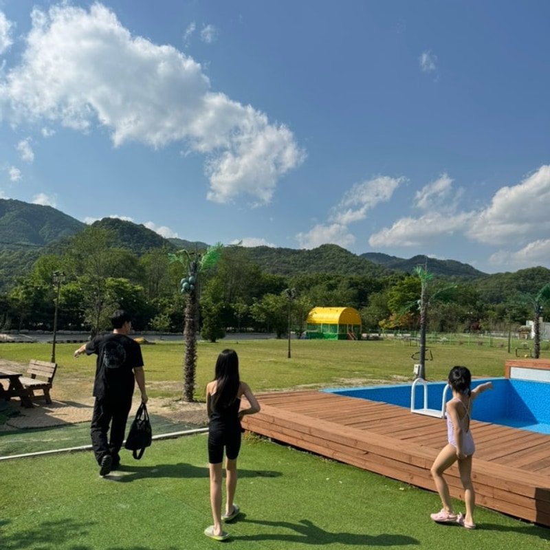 아이와 함께 포천글램핑 [메이플 글램핑 1호점] VIP글램핑A 후기