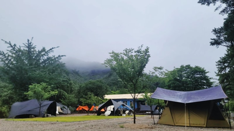 조동산촌마을 자연수련원이 "별의바다 조동캠핑장"으로 영동캠...