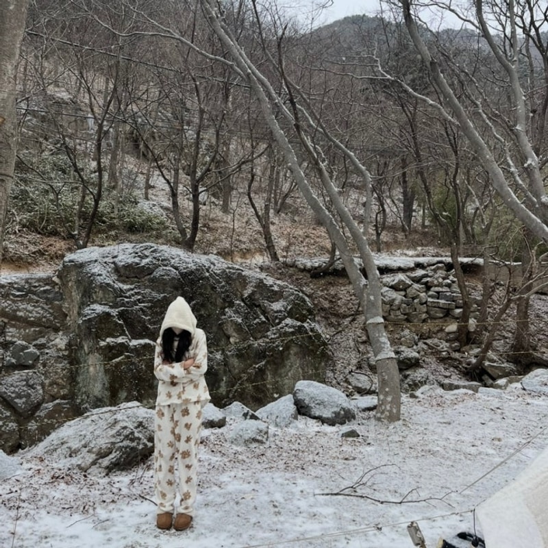 임실 저스트글램핑 2023년 눈오는 겨울 1박2일 여행