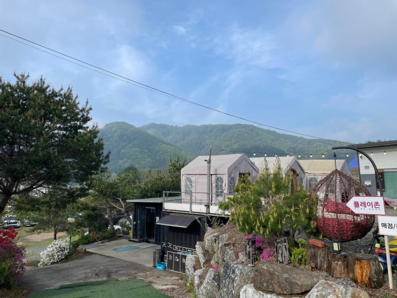 강원도 홍천 디데이 펜션&캠핑 - 사장님이 친절하고 뷰가 맛있어요