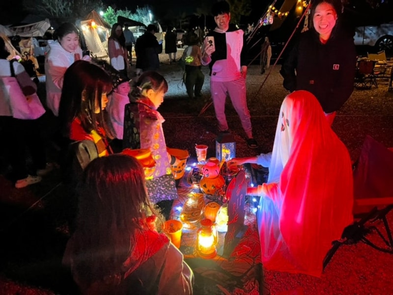 행사를 해주는 파주 눌노리체험 캠핑장 에서 할로윈 파티^^*