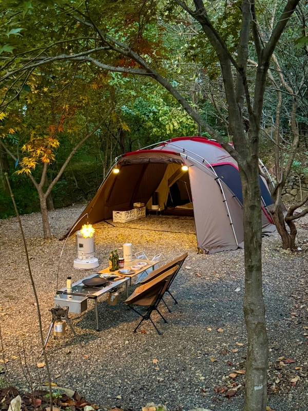 늘솔길캠핑촌 파쇄석 C사이트 2박3일 가을캠핑 후기