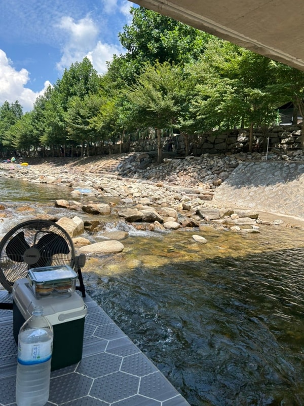 [장수방화동 캠핑장]광주 근교 평상 대여 취사가능한 장수 계곡