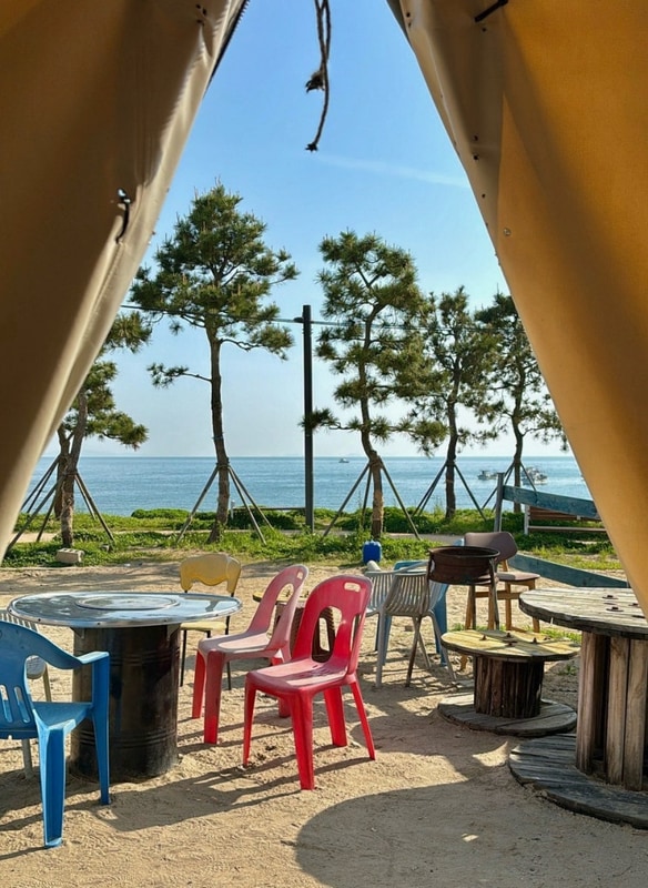 인천 을왕리/왕산 서해캠핑장(글램핑, 카라반, 차박)...