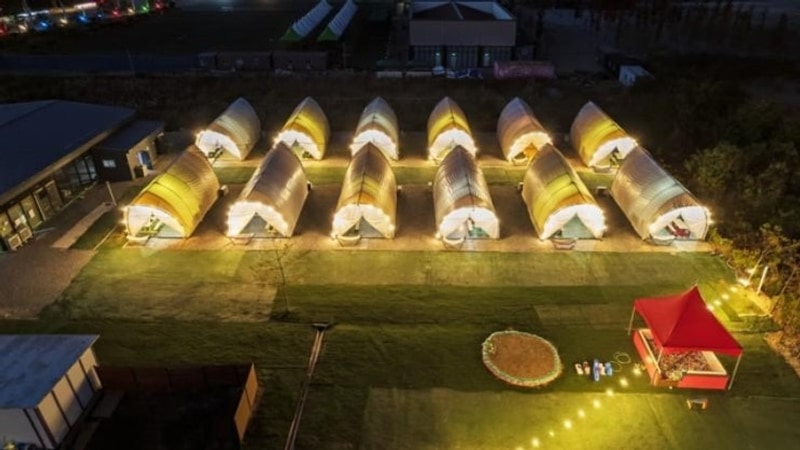 대부도 글램핑 BEST 5... 탄도항노을캠핑장, 글램포레스트