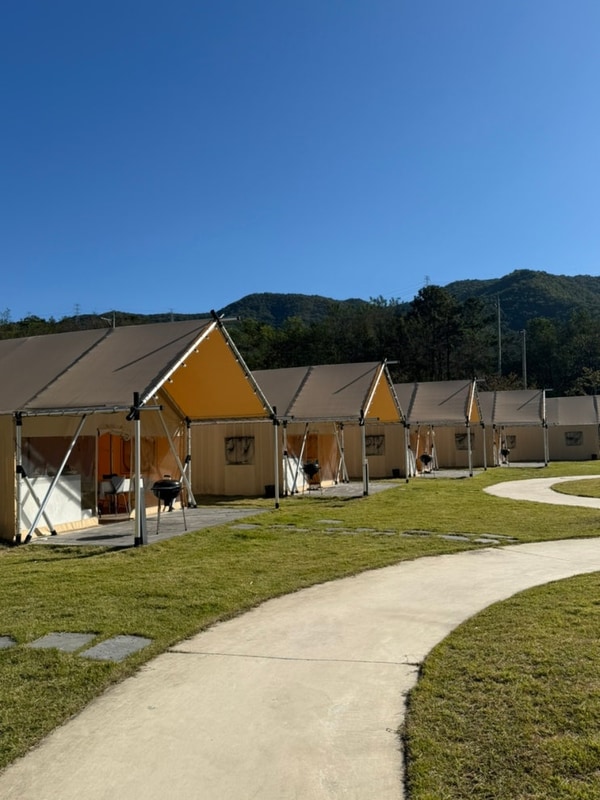 [칠곡 왜관] 대구 근교 글램핑 추천 힐포레 글램핑장