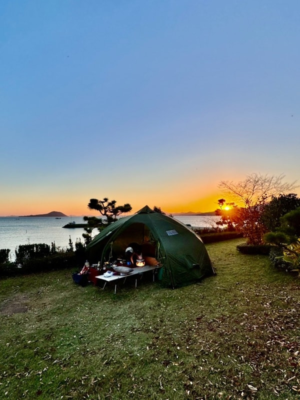 가을캠, 낙엽캠 가능한 '보성 지중해 야영장' B1 후기 2일차