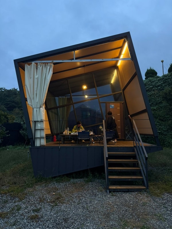 대구 근교 청도 글래핑 :: 글램핑 포엠 가족여행 내돈내산 후기