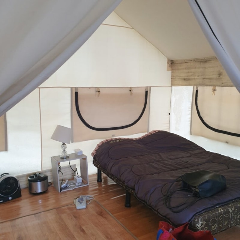 딸이랑 강쥐랑, 비 오는 날의 포천 캠핑｜위크온 글램핑 솔직후기