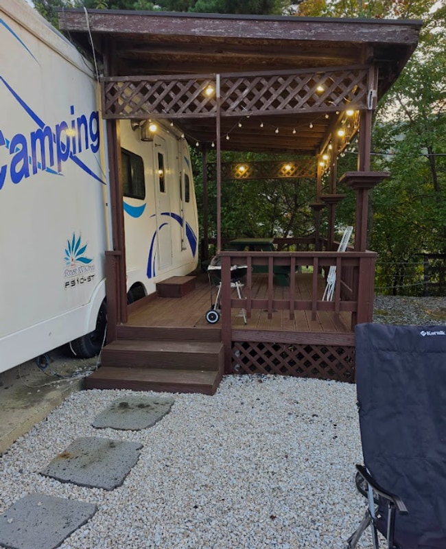 무주 펜션 카라반 스키렌탈 감성100% 무주 카라반 후기